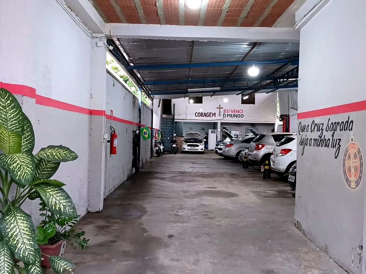 Entrada da oficina