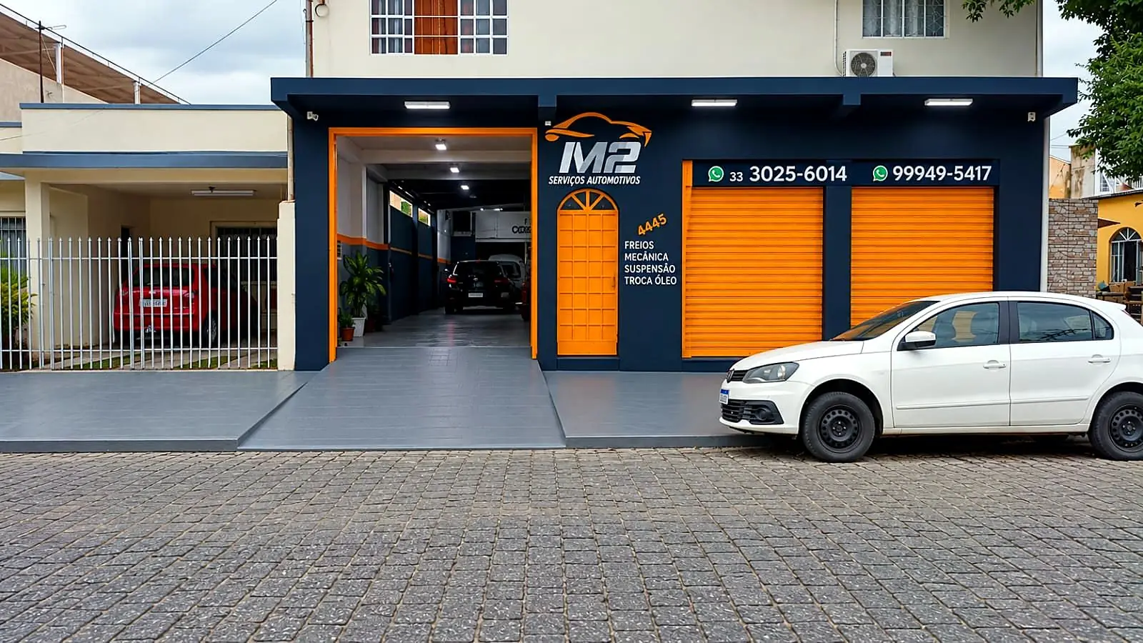 Fachada da M2 Serviços Automotivos em Governador Valadares